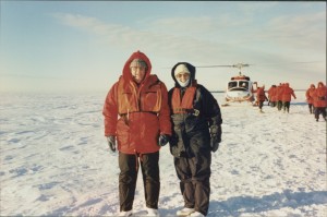 Returning from a Helicopter Trip