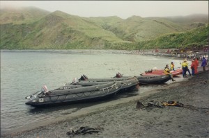Landing on Macquarie Island