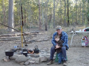 Early days at Scrubby Rise.